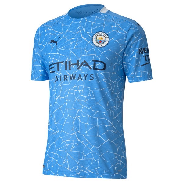 Tailandia Camiseta Manchester City Primera 2020-2021 Azul